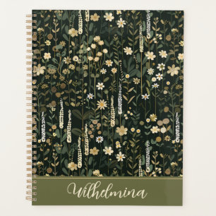 Wilhelmina Dark Daisy Floral Planer