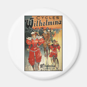 Wilhelmina Zyklus u. Co. Ltd. Zeist-Holland Magnet