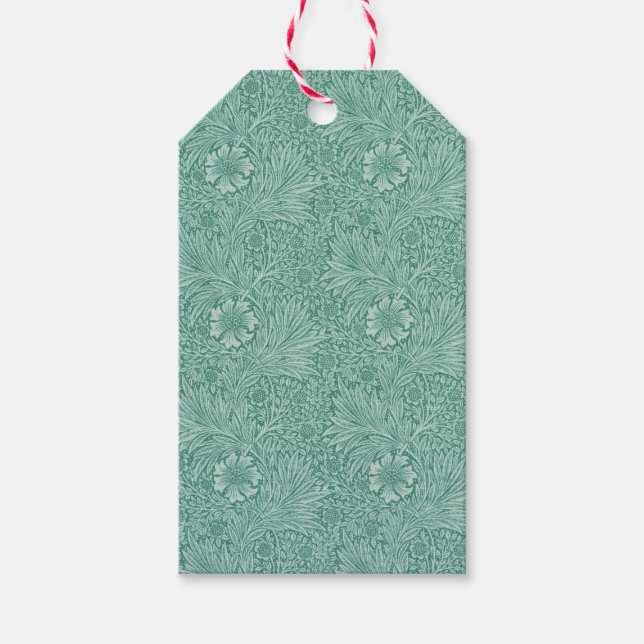 Wiliam Morris Floral Wallpaper Geschenkanhänger (Vorderseite)