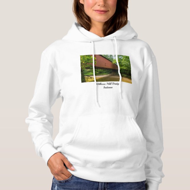 Wilkens Mill Covered Bridge Hoodie (Vorderseite)