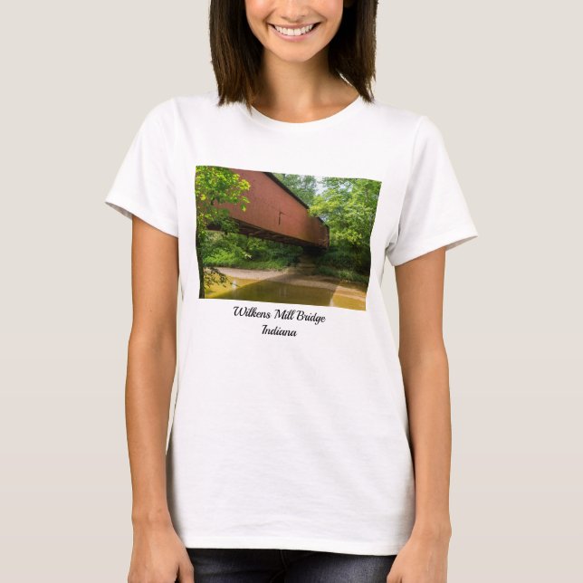 Wilkens Mill Covered Bridge T - Shirt (Vorderseite)