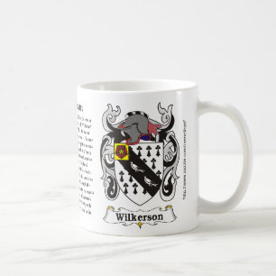 Wilkerson Familien-Wappen Tasse
