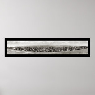 Wilkes-Barre PA Foto 1909 Poster