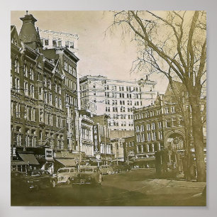 Wilkes-Barre Pa in den 1930er Jahren. Poster