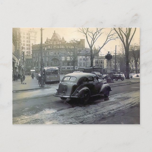 Wilkes-Barre Pa in den 1930er Jahren. Postkarte (Vorderseite)