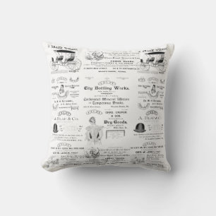 Wilkes-Barre Pennsylvania 1890er Jahre Werbung Kissen