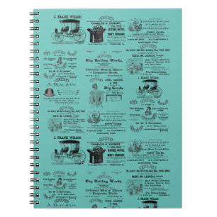 Wilkes-Barre Pennsylvania 1890er Jahre Werbung Notizblock