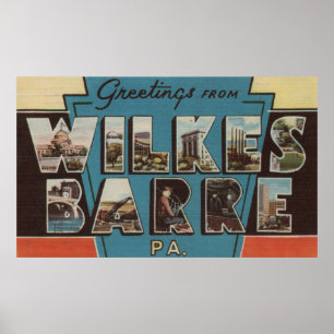 Wilkes-Barre, Pennsylvania - Große Briefszenen Poster