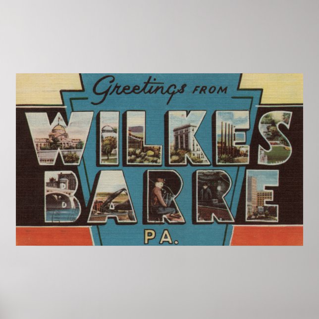 Wilkes-Barre, Pennsylvania - Große Briefszenen Poster (Vorne)