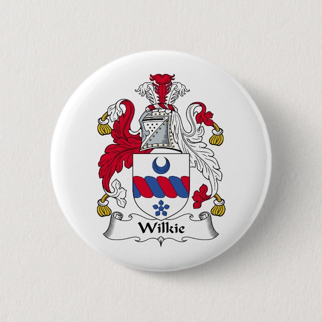 Wilkie Familienwappen Button (Vorderseite)