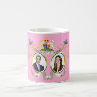 Wilkommen und Feiern Hochzeit Memorbilia Tasse