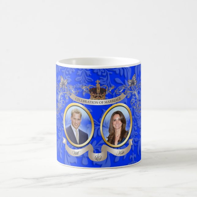 Wilkommen und Feiern Hochzeit Memorbilia Tasse (Mittel)