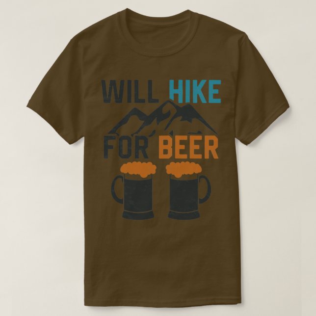 Wilkommen zum Wandern Beer Funny Outdoor Wandern T-Shirt (Design vorne)