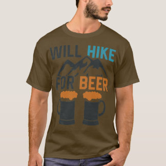 Wilkommen zum Wandern Beer Funny Outdoor Wandern T-Shirt