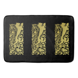 Will Bradley Heraldic Lion Badematte