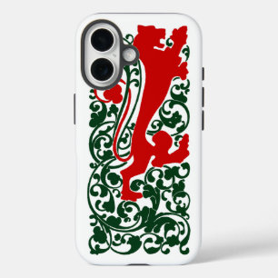 Will Bradley Heraldic Lion iPhone 16 Hülle