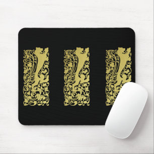 Will Bradley Heraldic Lion Mousepad