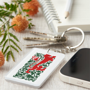 Will Bradley Heraldic Lion Schlüsselanhänger