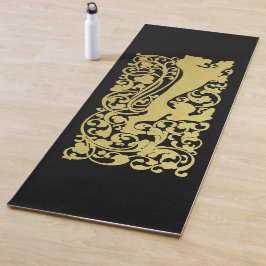 Will Bradley Heraldic Lion Yogamatte