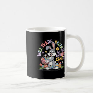 Will Brother für Ostern Bonbon lustigen Kleinkind Kaffeetasse