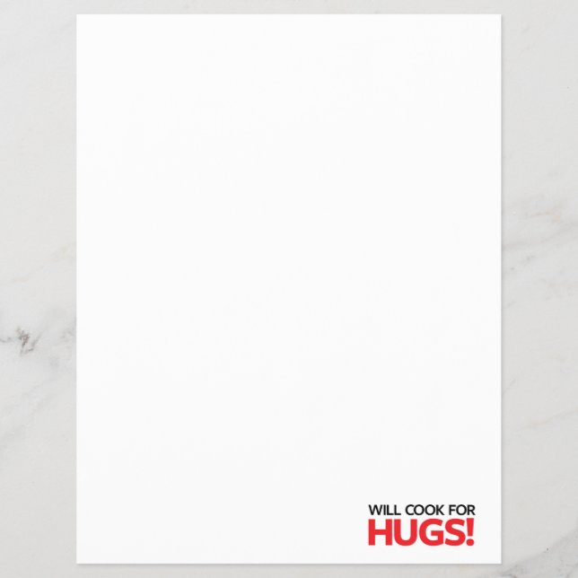 Will Cook für Hugs Flyer (Vorne)