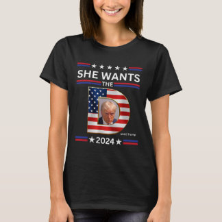 Will die D Donald Trump-Präsidentschaftswahl 2024 T-Shirt