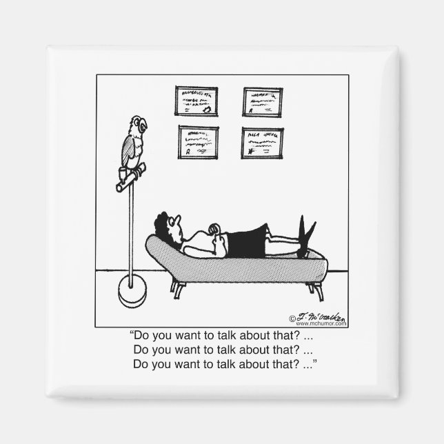 Will du, darüber zu reden? magnet (Vorne)