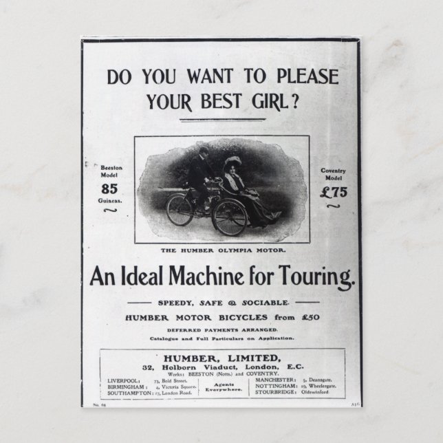 Will du, deinem besten Mädchen zu gefallen? Postkarte (Vorderseite)