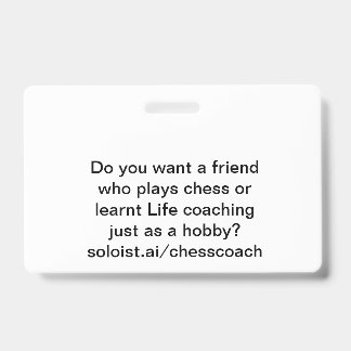 Will du einen Freund? Ausweis