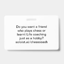 Will du einen Freund? Ausweis