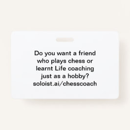 Will du einen Freund? Ausweis