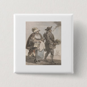 Will du Spoons - Paul Sandby - c1759 Button