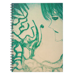 will du, von einem grünen Monster überzeugt zu wer Notizblock