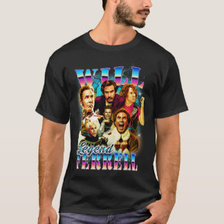 Will Ferrell 90er Bootleg-Style-Design T-Shirt