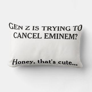 "Will Gen Z Eminem canceln?" Lendenkissen