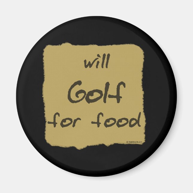 Will Golf für Essen Magnet (Vorne)