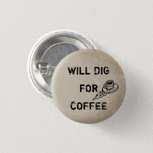 Will graben nach Kaffee Button