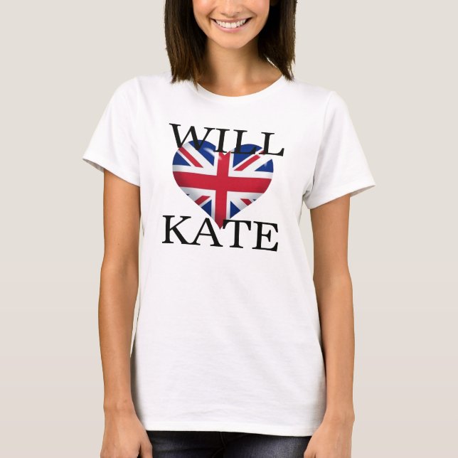 Will Heart Kate 1 T-Shirt (Vorderseite)