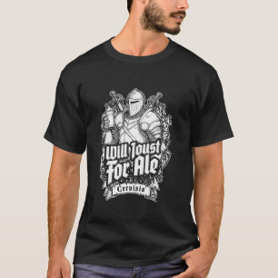 Will Jofor Ale Beer Funny Ritter Mittelalterliche T-Shirt