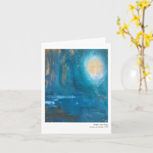 Will o' the Wisp Folded Note Card Karte