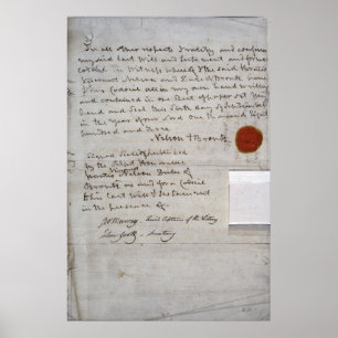 Will of Admiral Lord Nelson Poster