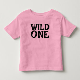 WILL ONE 1. BIRTHDAY BABY MIRL PINK T - SHIRT