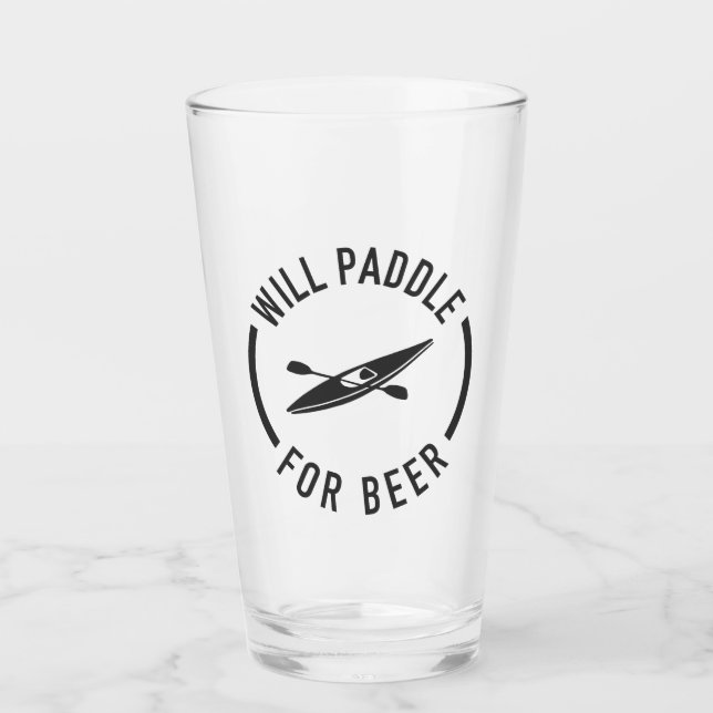 Will Paddel for Beer Glas (Vorderseite)