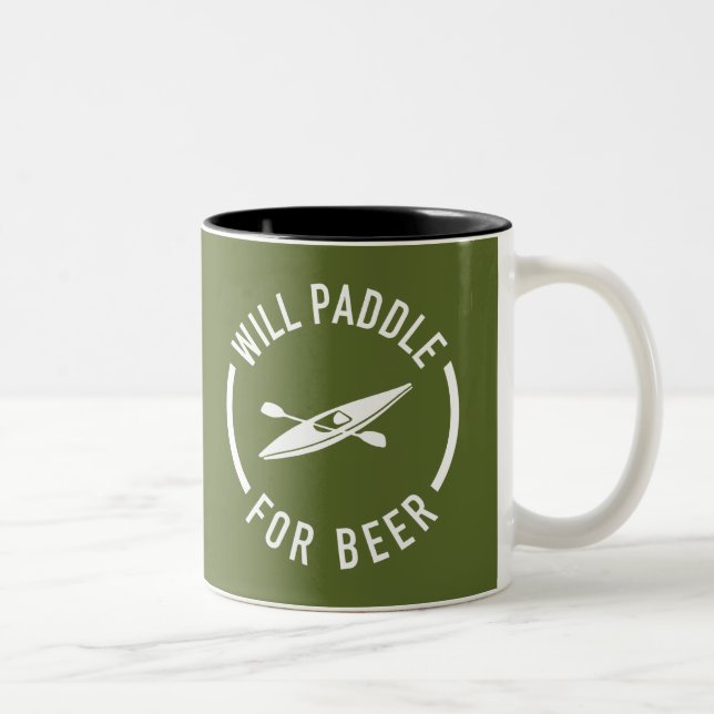 Will Paddel for Beer Zweifarbige Tasse (Rechts)