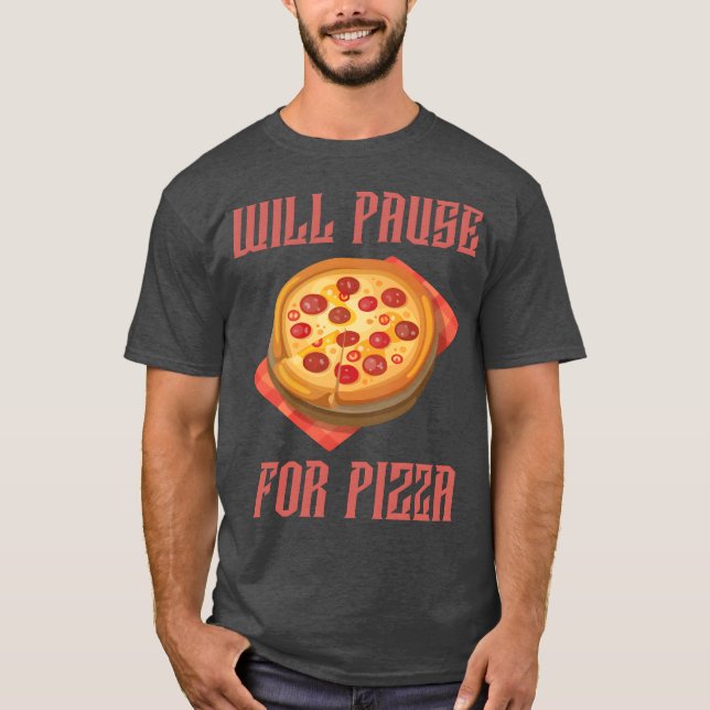 Will Pause For Food Gaming boy T-Shirt (Vorderseite)