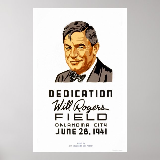 Will Rogers Field 1941 WPA Poster (Vorne)