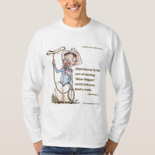 Will Rogers & Quote Longsleeve T-Shirt