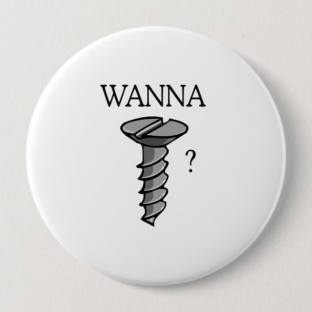 Will Schrauben Button (Vorderseite)