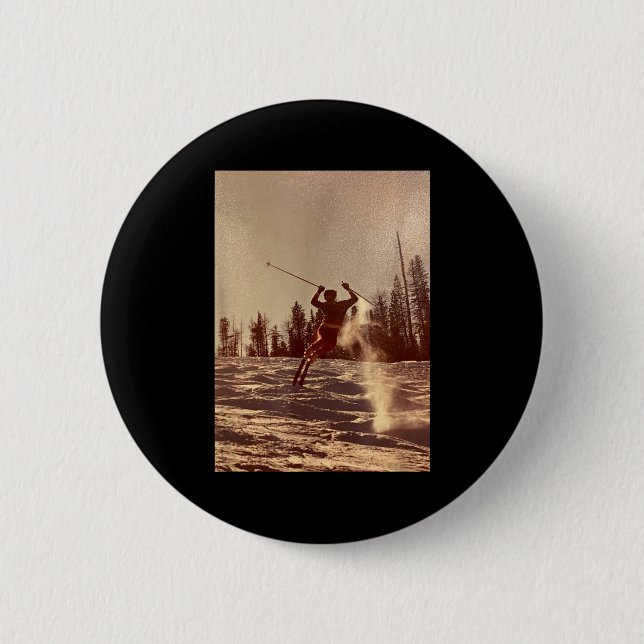 Will skiert  button (Vorderseite)