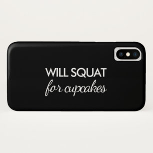 Will Squat für Cupcakes iPhone Case